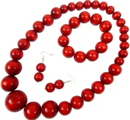 czerwone-korale-goralskie-folk-drewniane-naszyjnik-kolczyki-zestaw-komplet