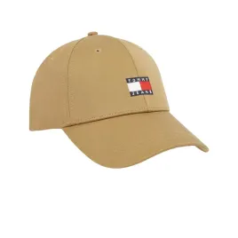 tommy-jeans-czapka-meska-z-daszkiem-brazowa