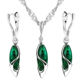 srebrny-komplet-bizuterii-rodowanej-malachit-zestaw-bizuterii-dzien-matki