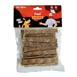 przysmaki-dla-psa-mr-bro-paski-ze-skory-jelenia-100-percent-12-cm-30-sztuk