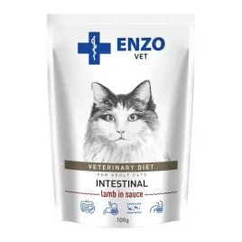 karma-mokra-dla-kota-enzo-vet-intestinal-z-jagniecina-w-sosie-100g