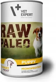 karma-mokra-dla-psa-vetexpert-raw-paleo-indyk-dla-szczeniat-400g
