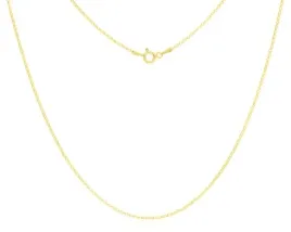 zloty-lancuszek-damski-splot-rolo-pelny-dl-45-cm-srebro-pozlacane-pr-925