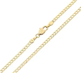lancuszek-zloty-50-cm-25-mm-pancerka-diamentowana-stal-316-l