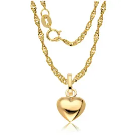 zloty-lancuszek-585-serce-pelne-serduszko-zloto-14k