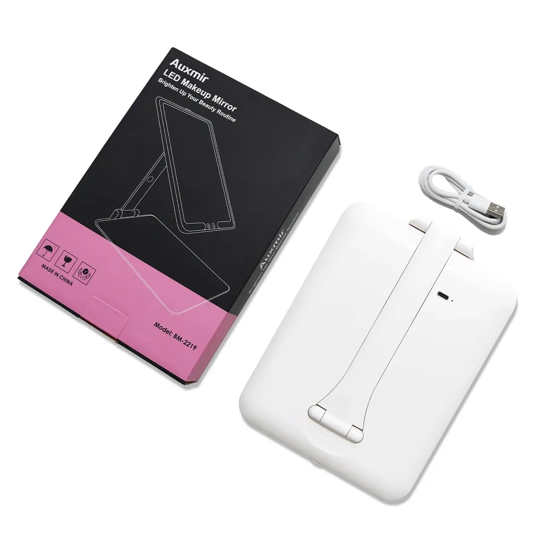 lusterko-stojace-bialy-auxmir