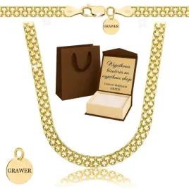 zloty-pelny-lancuszek-damski-bismark-pr-925-585-14k-grawer-szeroki