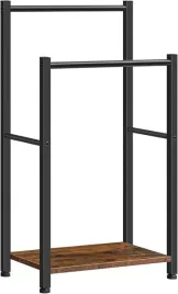 wieszak-stojak-lazienkowy-na-reczniki-kapielowe-metalowe-2-drazki-polka