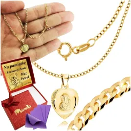zloty-lancuszek-naszyjnik-srebro-925-585-z-medalikiem-serduszko-grawer