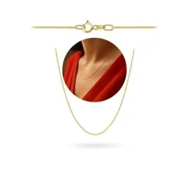 zloty-lancuszek-pancerka-585-45-cm-cienki-idealny-na-prezent