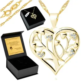 zloty-lancuszek-z-serduszkiem-azurowym-prezent-dla-zony-na-rocznice-slubu