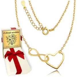 zloty-lancuszek-925-naszyjnik-serce-nieskonczonosc-celebrytka-na-prezent