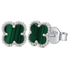 srebrne-kolczyki-koniczynka-malahit-srebro-925-laprii-na-prezent