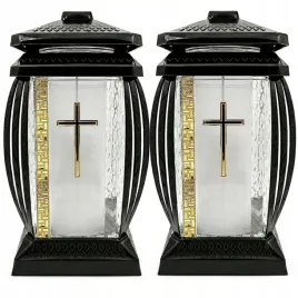 2x-duzy-znicz-lampion-na-cmentarz-grob-kapliczka-ozdobny-dekoracyjny-krzyz