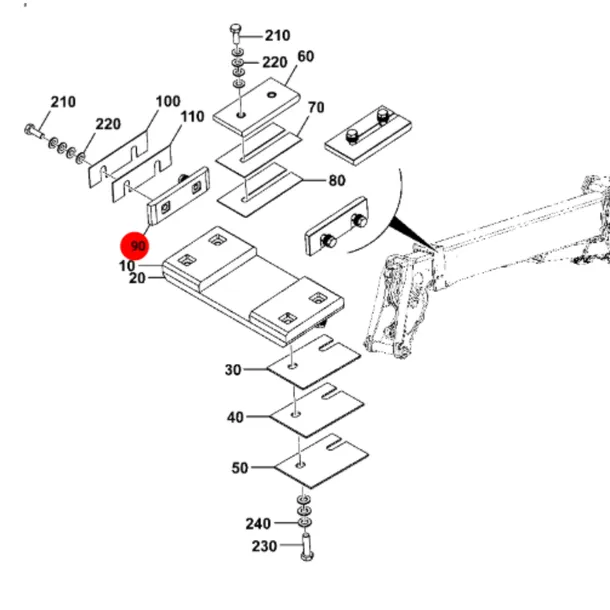 slizg-ramienia-jcb-333-c3198-oryginal