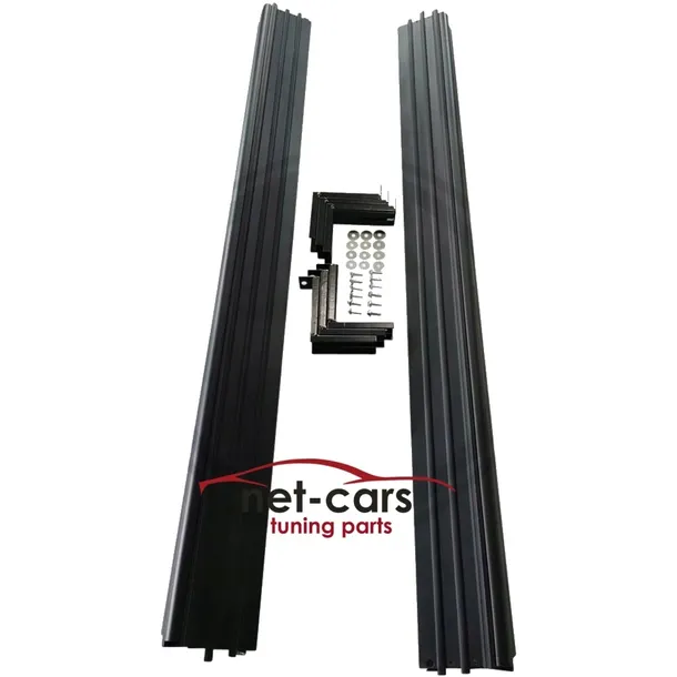 STOPNIE PROGI MERCEDES G W463 92-18 NAKŁADKI PROGOW AMG CZARNE BRABUS BLACK