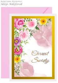 kartka-na-chrzest-swiety-w-kwiaty-rozowe-roze-recznie-robiona-duza-a5-zlota
