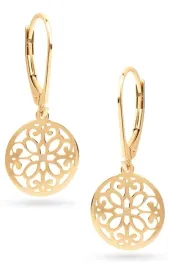 piekne-zlote-kolczyki-wiszace-kolka-azurowe-585