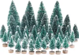 choinki-zielone-mini-zestaw-40-szt-dekoracje-swiateczne-bozonarodzeniowe