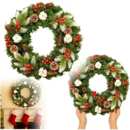 wieniec-bozonarodzeniowy-elegancka-dekoracja-swiateczna-kolorowy-wz8-40cm