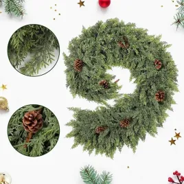 girlanda-cedrowa-sztuczna-180-cm-7-szyszek-dekoracja-swiateczna-do-salonu