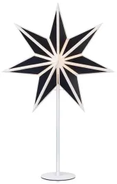 lampa-stolowa-gwiazda-czarna-biala-swiateczna-25w