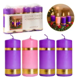 swiece-adwentowe-zestaw-swiec-adwentowych-komplet-do-3x-fiolet-1x-roz-11-cm