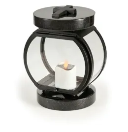 lampion-nagrobny-okragly-czarny-stal-granit