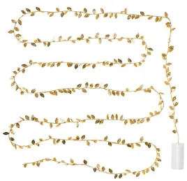 ikea-strala-girlanda-led-40-lampek-na-baterie-lisc-zloty-kolor-swieta