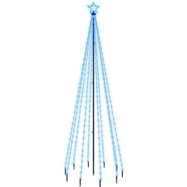 choinka-z-kolkiem-gruntowym-310-niebieskich-led-300-cm