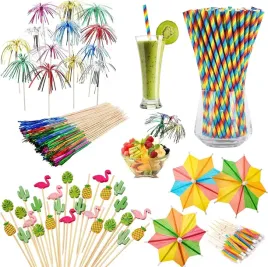 dekoracje-koktajlowe-140-sztuk-akcesoria-dekoracyjne-slomki-parasole-drinki