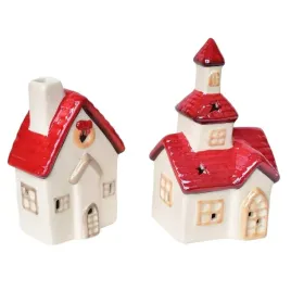 kosciol-16-cm-i-domek-13-cm-ceramiczny-z-oswietleniem-led-zestaw-2-szt