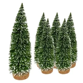choinka-zielona-mini-boze-narodzenie-sztuczna-ozdobna-dekoracja-22-cm-5-szt