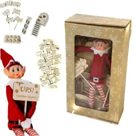 elf-psotnik-figurka-zestaw-tabliczki-drzwi-zadania-adwentowe-paka-gadzety