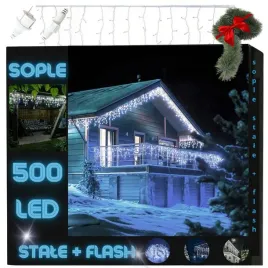 sople-500-led-lampki-zewnetrzne-ip44-stale-flash-20m-solidne