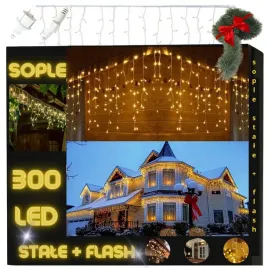 sople-flash-300-led-biale-cieple-zewnetrzne-stale