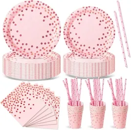 zestaw-naczyn-jednorazowych-papierowych-na-impreze-talerzyki-rozowe