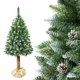 sosna-naturalna-osniezona-na-pniu-choinka-sztuczna-180cm