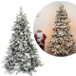 biala-gesta-sztuczna-napruszana-choinka-pe-180-cm-osniezona-szron-snieg