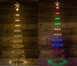 sztuczna-choinka-led-250cm-pilot-8-trybow-ze-zlotym-i-rgb-promieniowaniem