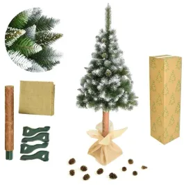 gesta-choinka-sztuczna-sosna-diamentowa-osniezona-na-naturalnym-pniu-180-cm
