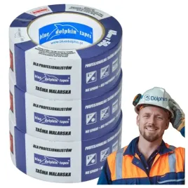 tasma-malarska-niebieska-blue-dolphin-papierowa-odporna-na-uv-48-mm-x-50-m