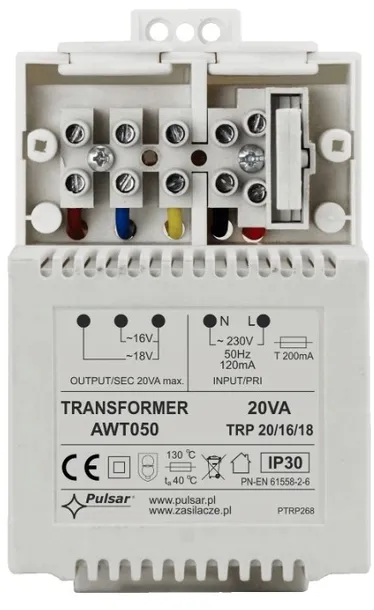 transformator-do-central-alarmowych-pulsar-awt050-typ-alarmu-przewodowy