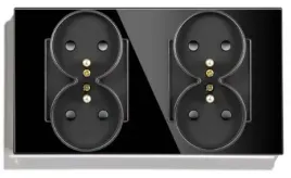 kontakt-gniazdko-elektryczne-z-bolcem-szklane-60-podwojne-4-gniazda-czarny