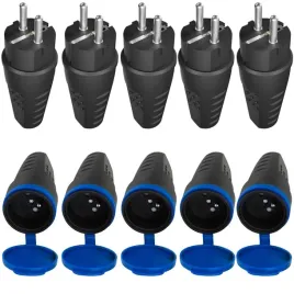 5x-wtyczka-gniazdo-gumowa-hermetyczna-uziemieniem-montazowa-16a-230v-zestaw