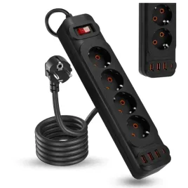 przedluzacz-listwa-zasilajaca-sieciowa-4-gniazda-230v-5m-4x-usb-a-ladowarka