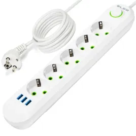 przedluzacz-listwa-zasilajaca-wlacznik-3x-usb-5-gniazd-5m-bialy-ladowarka