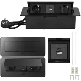 gniazdo-wpuszczane-chowane-w-blat-nablatowe-usb-usb-c-stalowe