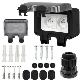 podwojne-gniazdo-zewnetrzne-elektryczne-ogrodowe-wodoszczelne-230v-ip66