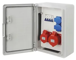 rozdzielnica-elektryczna-skrzynka-budowlana-zabezpieczona-32a-16a-5p-2x230v